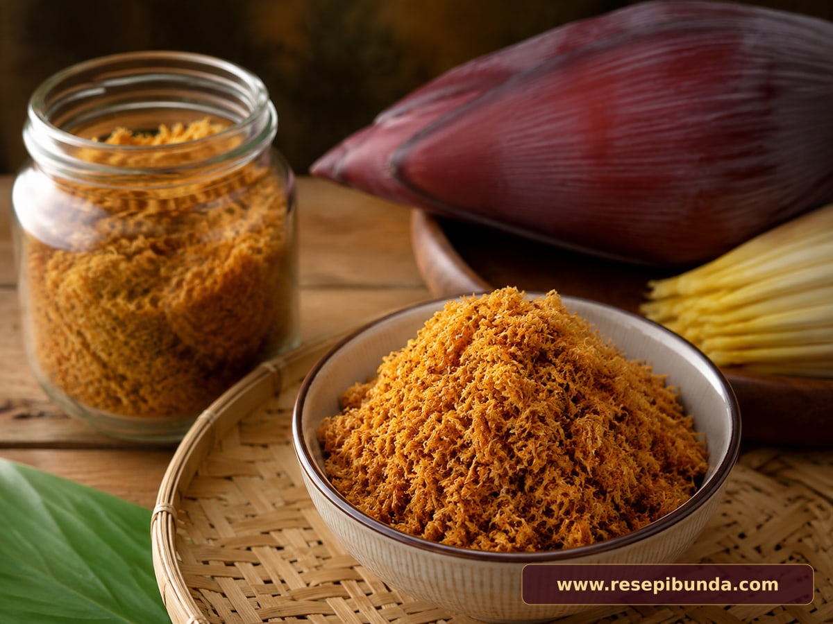 Hidangan Abon Jantung Pisang