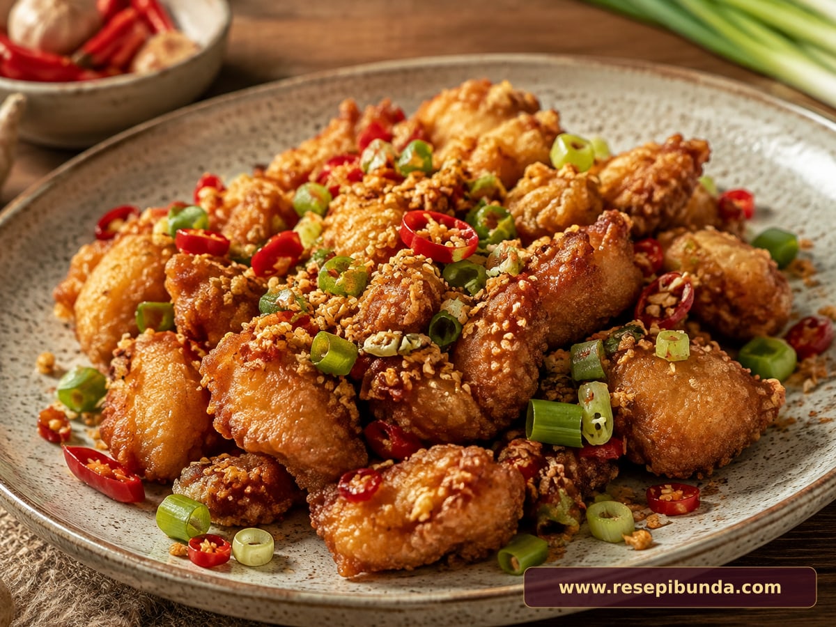 Hidangan Ayam Cabe Garam