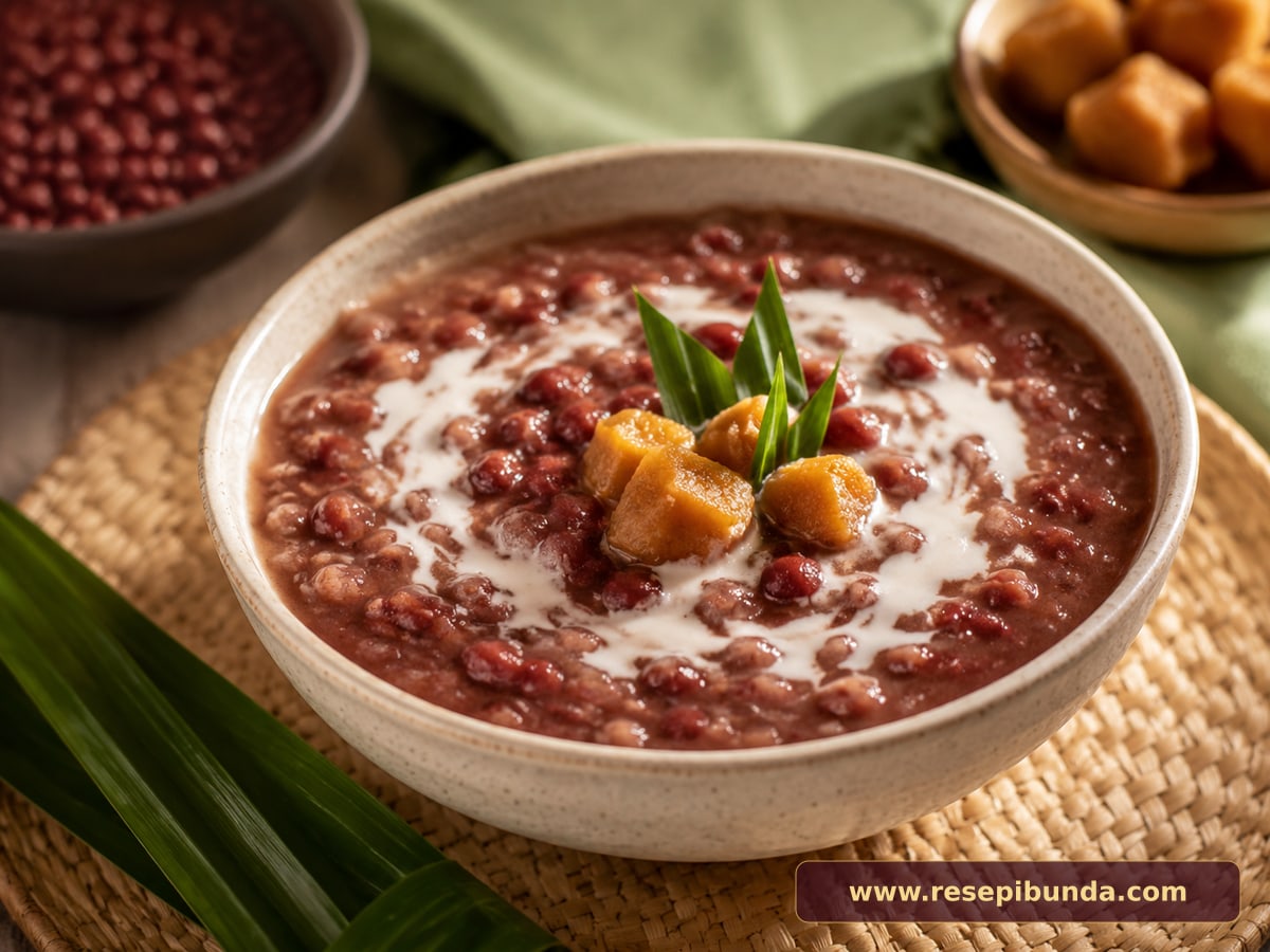 Hidangan Bubur Kacang Merah