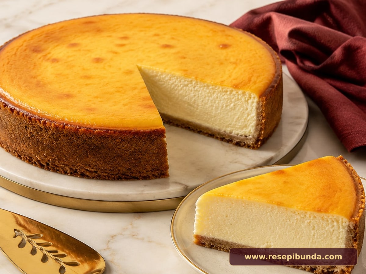 Hidangan Cheesecake Panggang