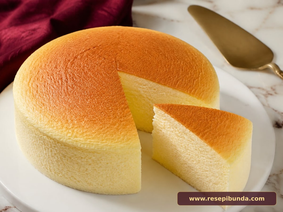 Hidangan Japanese Cotton Cheesecake
