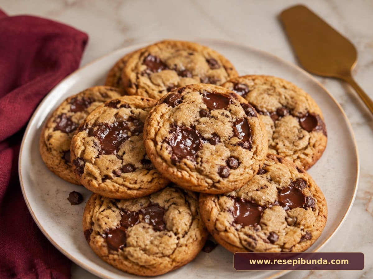 Hidangan Chocolate Chip Cookies
