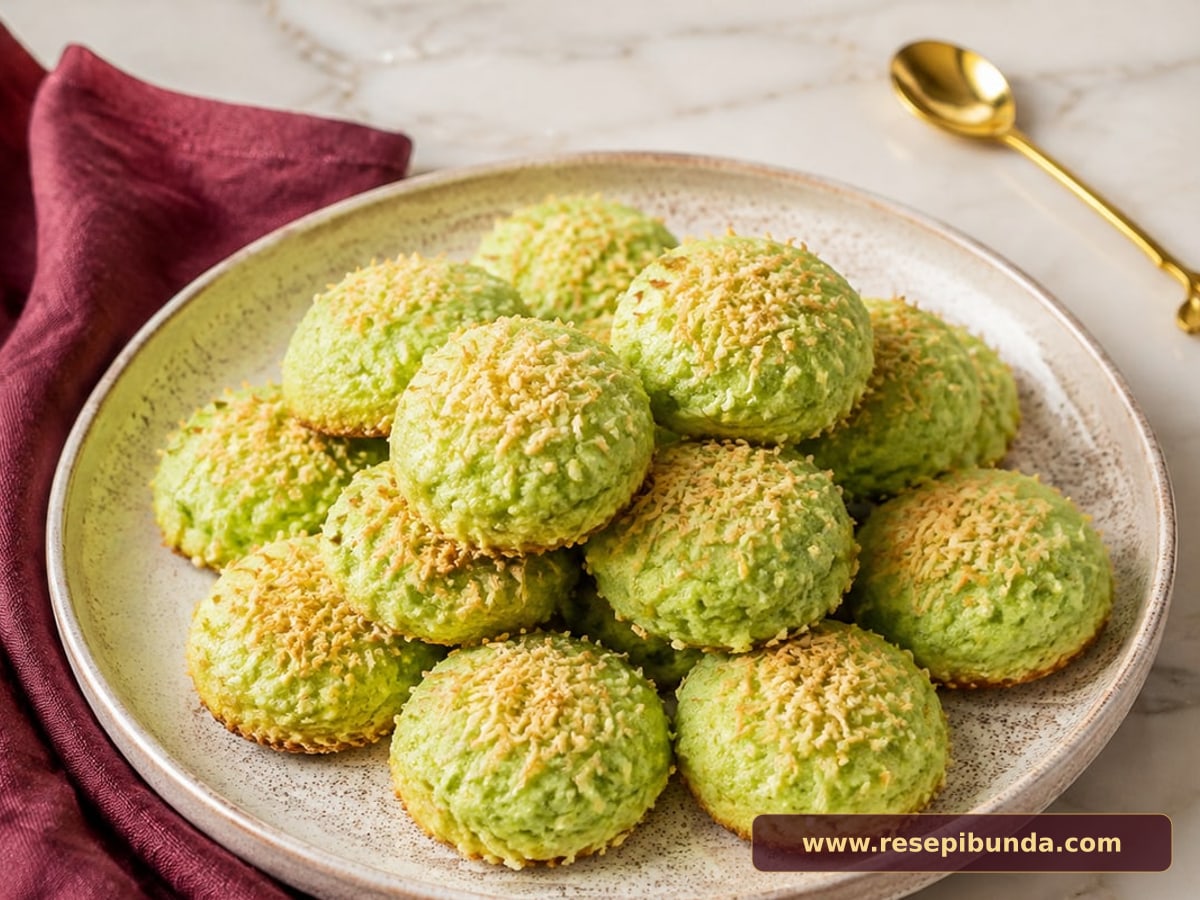 Hidangan Pandan Coconut Cookies