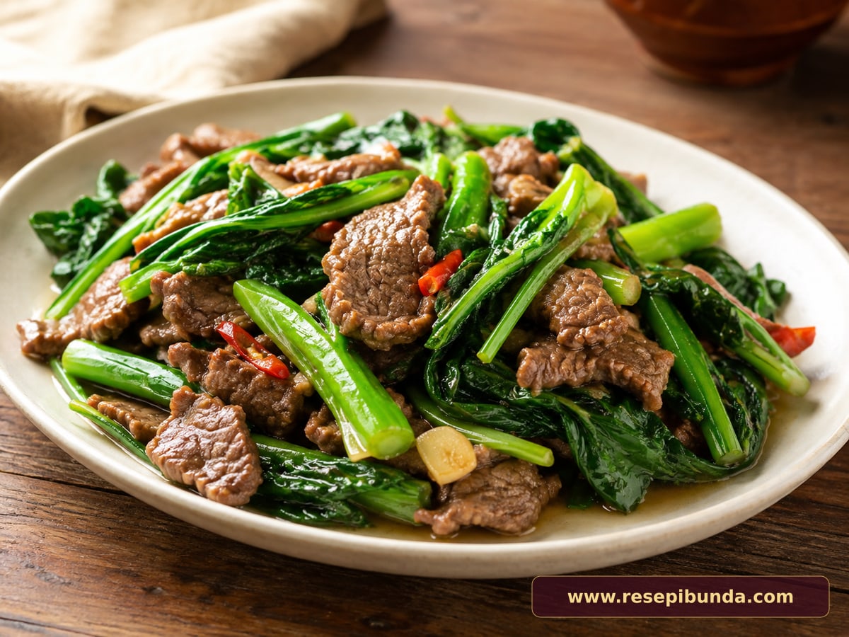 Hidangan Sapi Cah Kailan