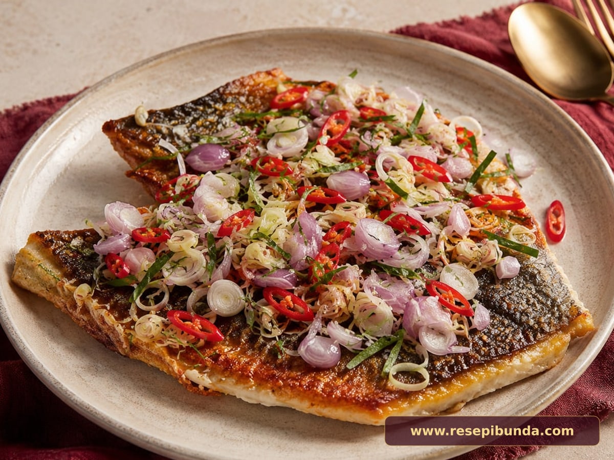 Hidangan Ikan Sambal Matah