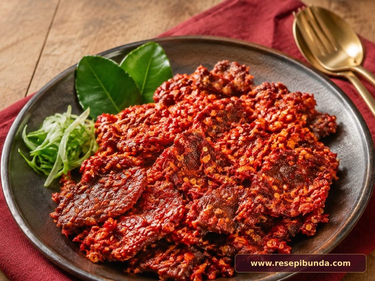 Hidangan Dendeng Balado