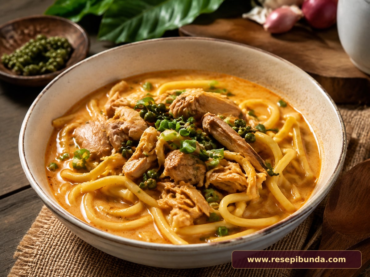 Hidangan Mie Gomak Kuah Andaliman