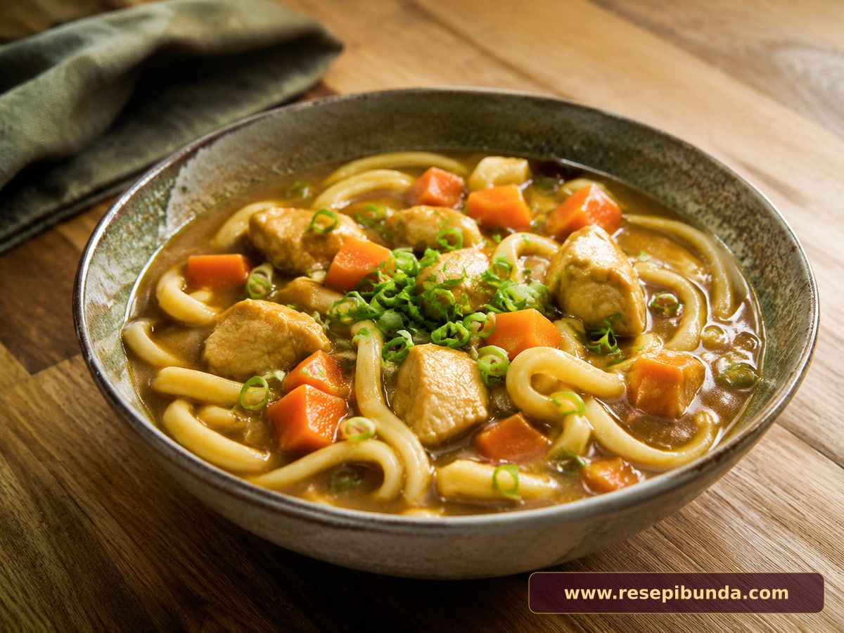 Hidangan Udon Curry