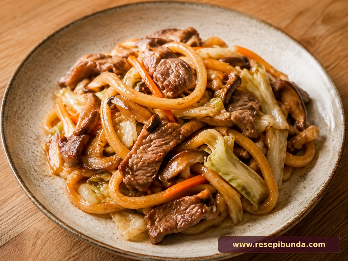 Hidangan Yaki Udon
