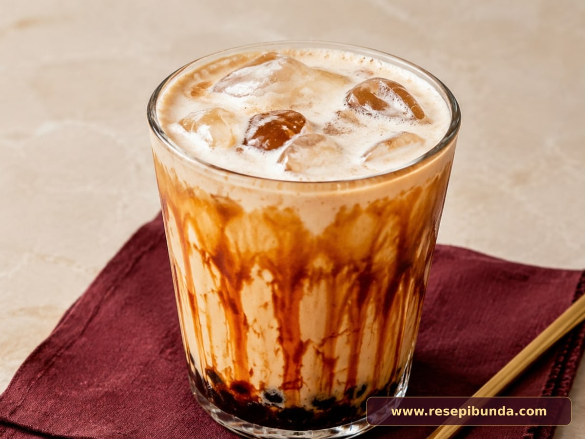 Hidangan Milk Tea Gula Aren