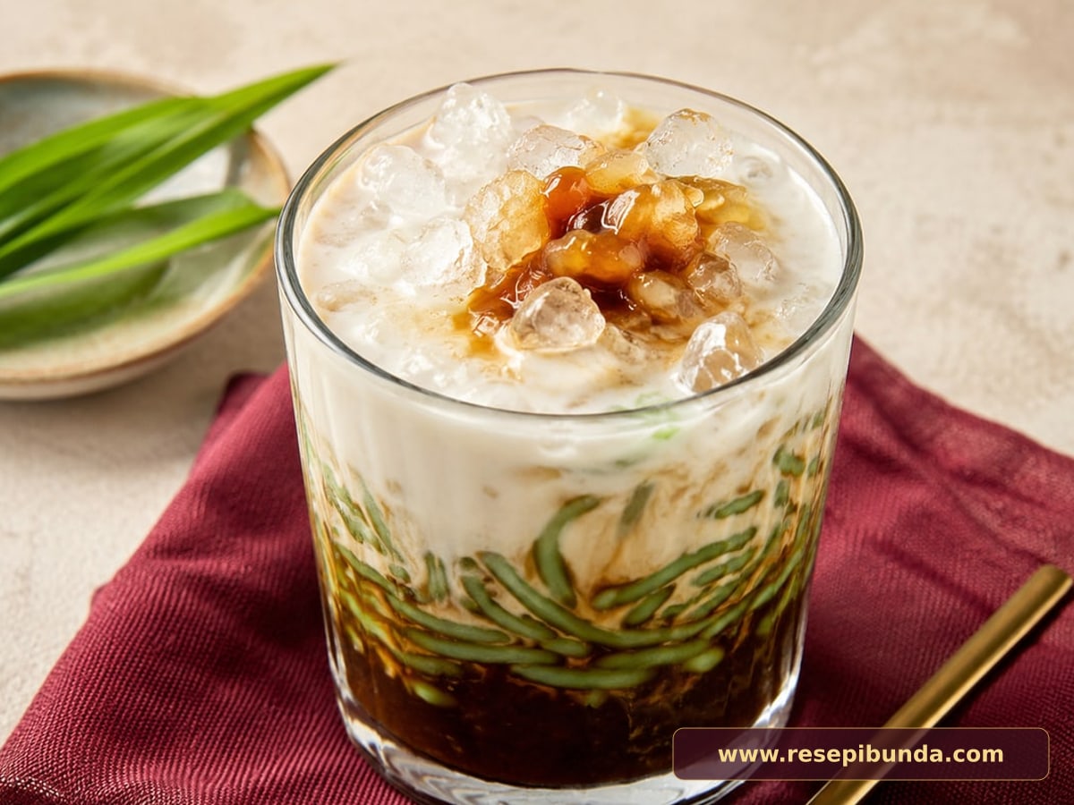 Hidangan Es Cendol Gula Aren