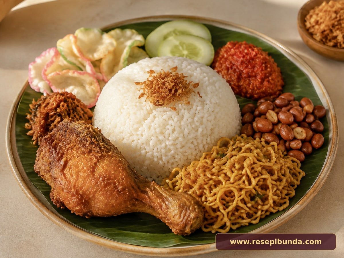 Hidangan Nasi Uduk Betawi