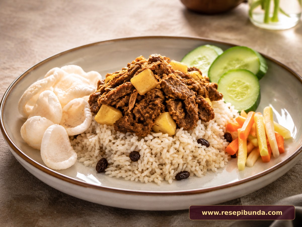 Hidangan Nasi Minyak Palembang