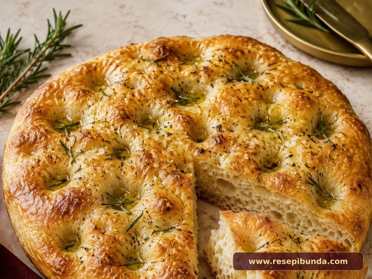 Hidangan Focaccia Rosemary